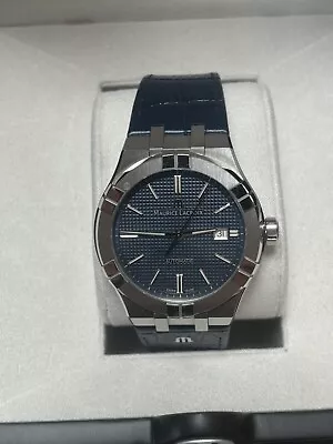 Maurice Lacroix Aikon Automatic Blue 42mm - Box Receipt  Booklet. ML-1536 • £700