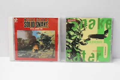 METAL GEAR 2 SOLID SNAKE Konami Kukeiha Club ＆ METAL GEAR SOLID 3 SNAKE EATER CD • $184.48