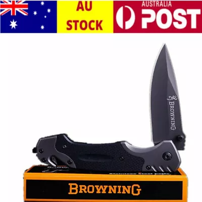 Browning Knife Folding Opening Pocket Knife (Hunting Camping Survival Fishing • $16.99