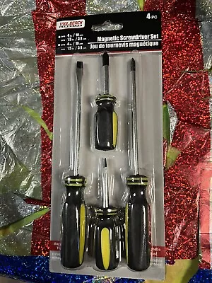 4 PACK ASSORTED  SCREWDRIVER Magnetic  SET  NEW IN PACK • $4.99