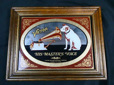 Victor Nipper Masters Voice Vintage Advertising Mirror #5ueu • $35.90