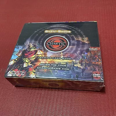 Chaotic TCG Silent Sands Booster Box - First Edition 24 Packs Sealed New • $219.74