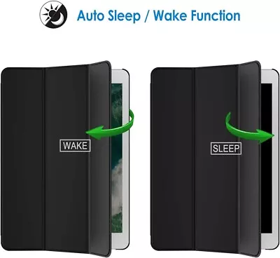 Jetech Case For Ipad Pro 12.9  (1st 2nd Gen 2015 2017) Folding Auto Wake Black • £9.99