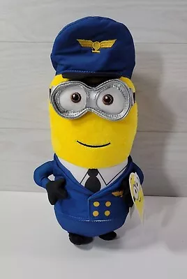 Illumination Minions The Rise Of Gru Plush Pilot  9” Kevin Minion Stuffed Toy  • $13