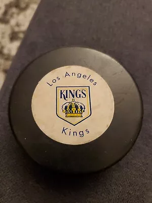 LOS ANGELES KINGS VINTAGE NHL RUBBERIZED BILTRITE SLUG STAMPED - CANADA PUCK 70s • $14.95