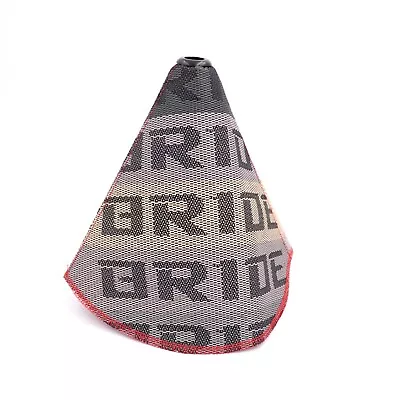 Car Shift Boot Manual Light Grey BRIDE Gaiter CarbonFibre Shifter Universal Gear • $29.99