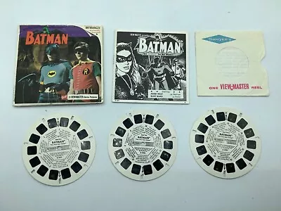 Viewmaster 3D Batman In The Purr-fect Crime -  Set Of 3 Reels-Booklet • $12.48