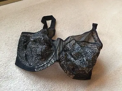 Elomi 34K  Raquel  Black FULL CUP  Underwire Bra Style 4050 NWOT • $44.95