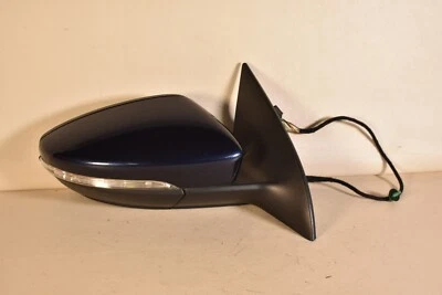 $129.99 • Buy 13-17 Volkswagen Cc Right Passenger Side Door Mirror Dark Blue 7 Wire Oem