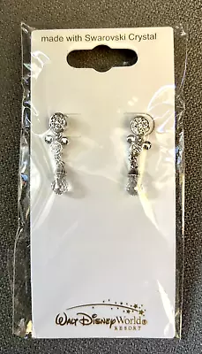 Arribas Disney Mickey Mouse Swarovski Crystal Earrings Walt Disney World Resort • $16.50