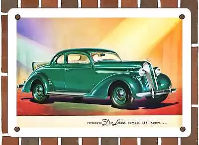 METAL SIGN - 1936 Plymouth Deluxe Rumble Seat Coupe - 10x14 Inches • £23.75