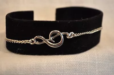 Treble Clef Music Note  Bracelet-silver  • $9.99