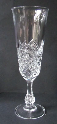£12.50 • Buy CRISTAL D'ARQUES DURAND NEUVILLE PATTERN CHAMPAGNE FLUTES (Ref9121)