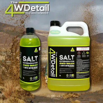 $44 • Buy Salt Exterminator Salty 4wd & Rv Wash 1l 5l New Car Marine Boat Van Pwc Jet Ski