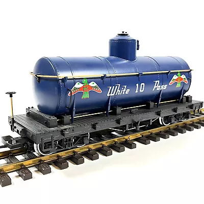 LGB 4080W01 White Pass Single Dome Chemical Tank Car G Scale • $57.99