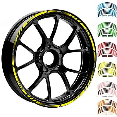 Motorcycle Rim Stripes Wheel Decals Tape Stickers For SUZUKI GSXR 600/750/1000 • $12.48