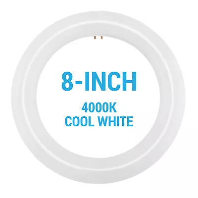 FC8T9 LED CFL Replacement Circline Circular 11W T9 4-Pin G10q 4000K Cool White • $14.95