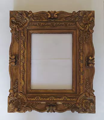 Vintage Antique? Gold Gilt Wood Carved Frame Ornate Large # 2 • $98