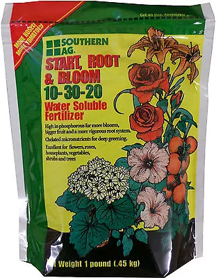 Start Root And Bloom 10-30-20 Soluble Fertilizer - 1 Lb. • $17.77
