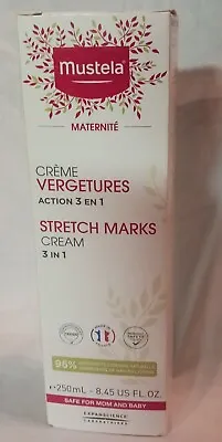 Mustela Stretch Marks Cream 8.45 Oz. Scar & Stretch Mark Reducer Exp 02/2025 • $19.99