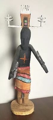 Kachina Doll  Unknown  Handcrafted 13  Tall • $32