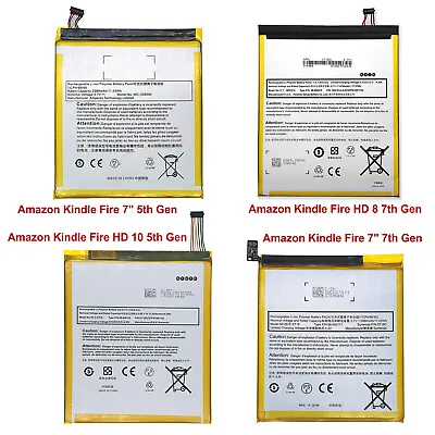 $10.89 • Buy Battery For Amazon Kindle Fire 7  5th 7th Gen, HD 8 7th Gen, HD 10 5th Gen