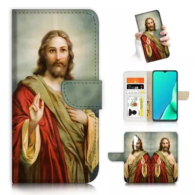 ( For Oppo A9 2020 ) Wallet Flip Case Cover PB40461 God Christ Jesus • $12.99