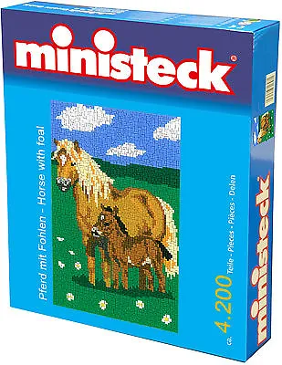 Ministeck Pixel Puzzle (31314): Horse With Foal 4200 Pieces • $22.31