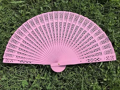 Pink Sandalwood Fan For Wedding Favor • $9