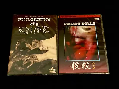 2 Massacre Video DVD Lot! Philosophy Of A Knife Suicide Dolls NEW *RARE OOP* • $54.95