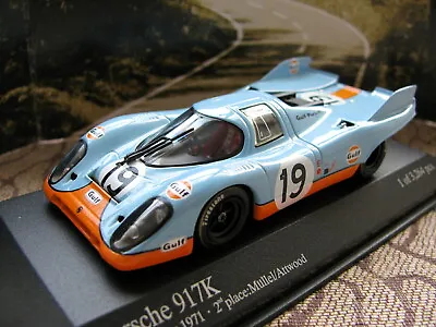 1/43 Minichamps Porsche 917K 917 K Gulf 24h Le Mans (1971) #19 Diecast • $89.99