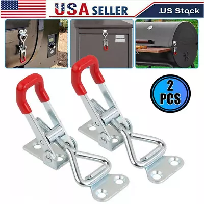 2 PCS Steel Toggle Latch Catch Adjustable Lock Clamp Anti-rust Clip For Box Case • $5.79