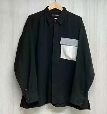 Issey Miyake Men Men's Shirt Black With Pocket Size 3 • $240