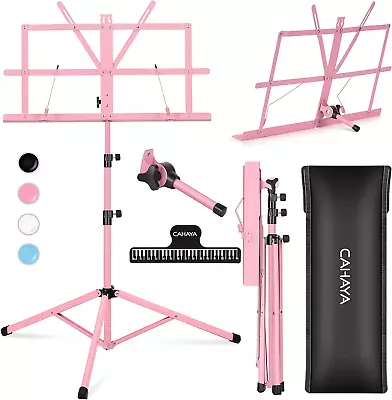 Sheet Music Stand Folding Music Stand Portable With Carrying Bag For Books Notes • $42.39