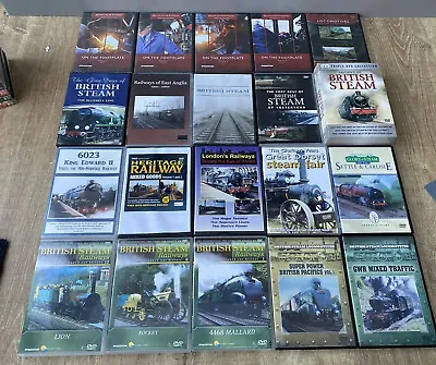 £19.99 • Buy British Steam Railway DVD Bundle On The Footplate Locomotives Transport