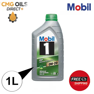 Mobil 1 Esp X2 0w-20 Advanced Fully Synthetic Engine Oil -1l • £22.99