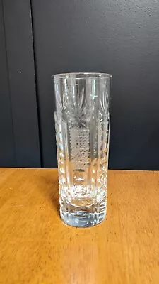 Set Of 9 Vintage Cut Crystal Highball Glasses 5-7/8  Tall • $54