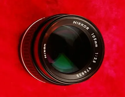 Nikon 105mm F2.5  Medium Telephoto Lens    Extraordinary Condition • $199