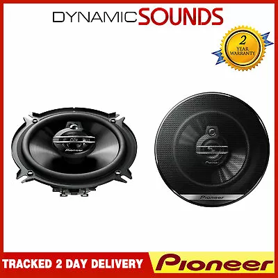 Pioneer 500W Total 3-Way 5.25 Inch 13cm Car Van Door/Shelf Coaxial Speakers Pair • £26.95