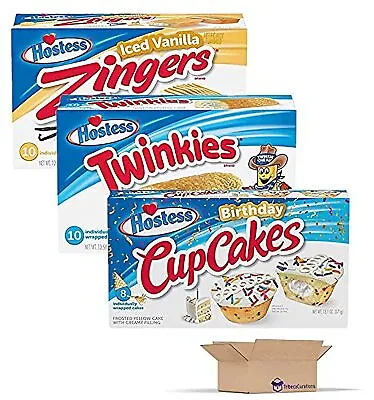 Tribeca Curations | Vanilla Lovers Snack Cake Variety Packs | Twinkies Zingers • $24.88
