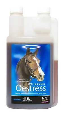 NAF Oestress Liquid 1LTR Calming Hormones Horse Supplement + FREE UK DELIVERY  • £23.99