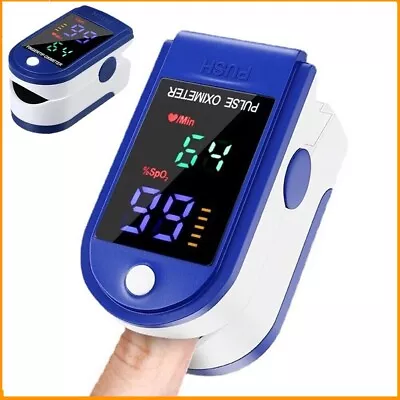 Pulse Oximeter Fingertip LED Display Blood Oxygen Saturation SpO2 Health Monitor • $4.59