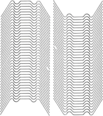 100Pcs Greenhouse W Clips For GlassGreenhouse Glazing ClipsPolycarbonate Green • £9.47