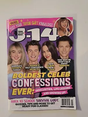 J-14 Magazine - November 2023 - Boldest Celeb Confessions Ever! (cover) • $12