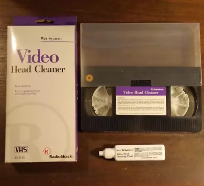 VHS Video Head Cleaner - Wet System - Non-abrasive • $7