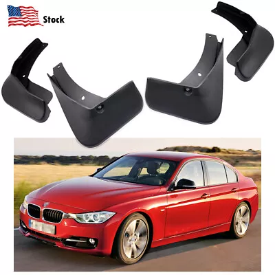 $53.99 • Buy Car Mudguard Mud Flaps Splash Guards Fender For BMW 3-Series Sedan 2012-2018 F30