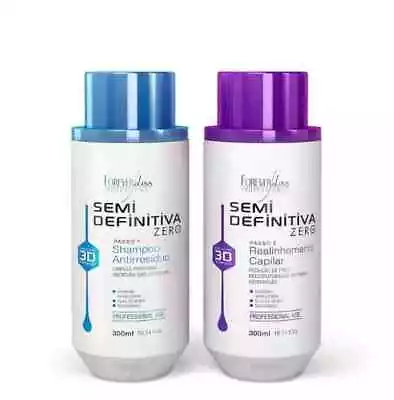 Forever Liss Semi Definitiva Zero 3D Hair Straightening 2 X 300 Ml • $42.90