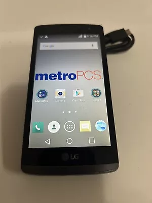 LG H345 (MS345) Leon LTE MetroPCS Android Cell Phone 8gb.memory Gray&blk • $27.75