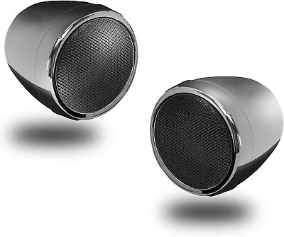 BOSS MCBC425BA 3 Waterproof Bluetooth Motorcycle Handlebar Speakers Built-In Amp • $74.90