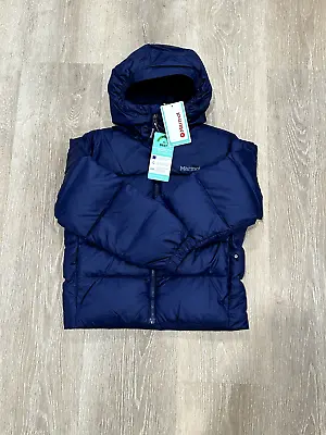 Marmot Kid's Guides Down Hoody Arctic Navy Size: Small 6-8 NWT • $110